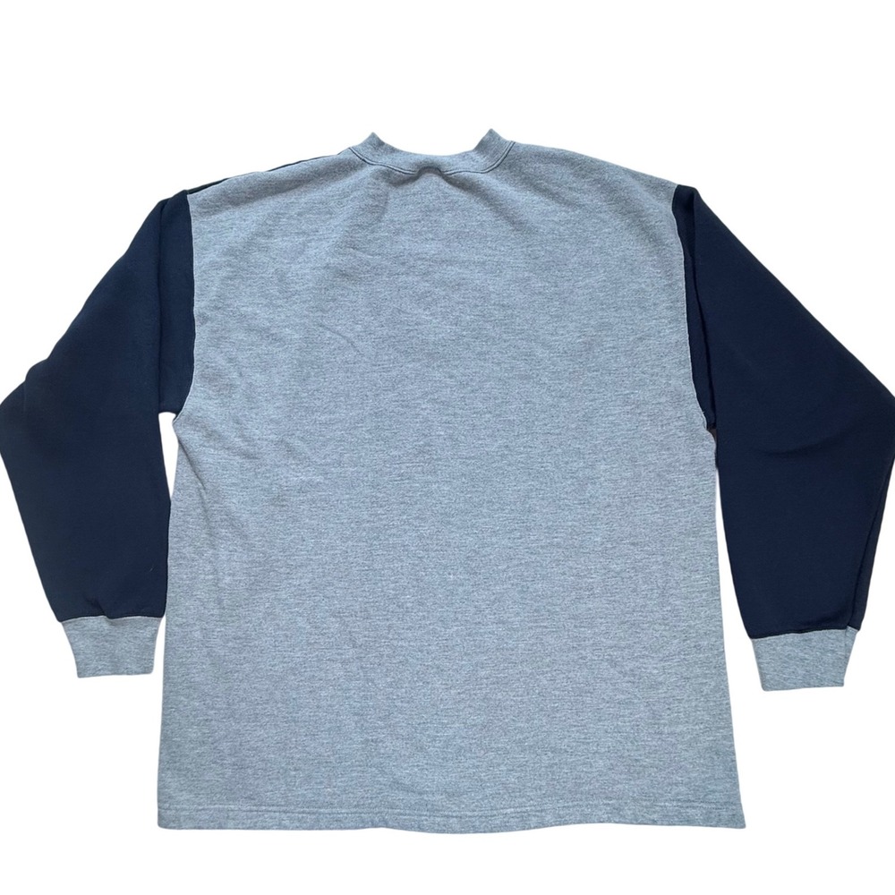 Vintage CSA St.Louis Rams Football Sweatshirt Mens XL Gray Navy Blue Embroidered - Picture 5 of 10